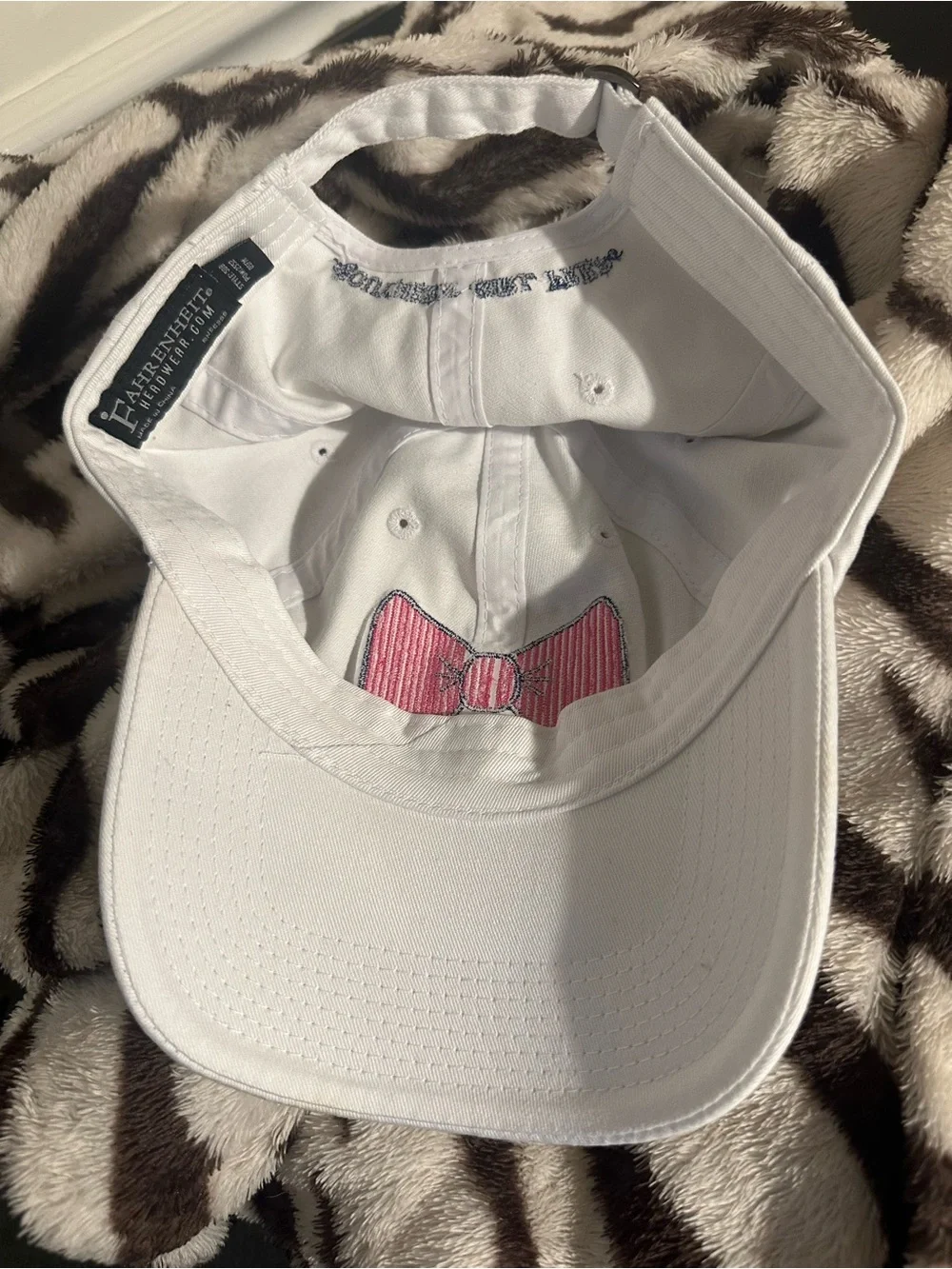 Women’s White “Prep” Adjustable Hat
